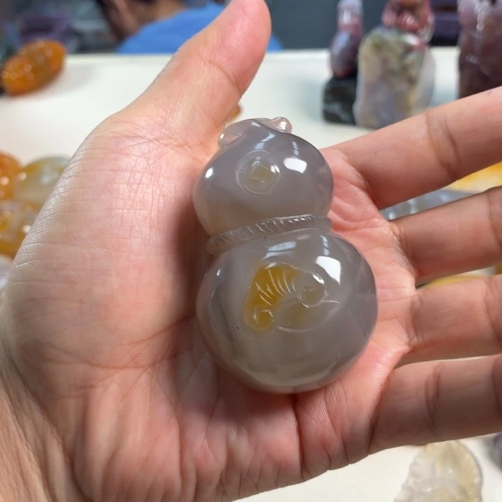玛瑙/玉髓未镶嵌吊坠(不含链)