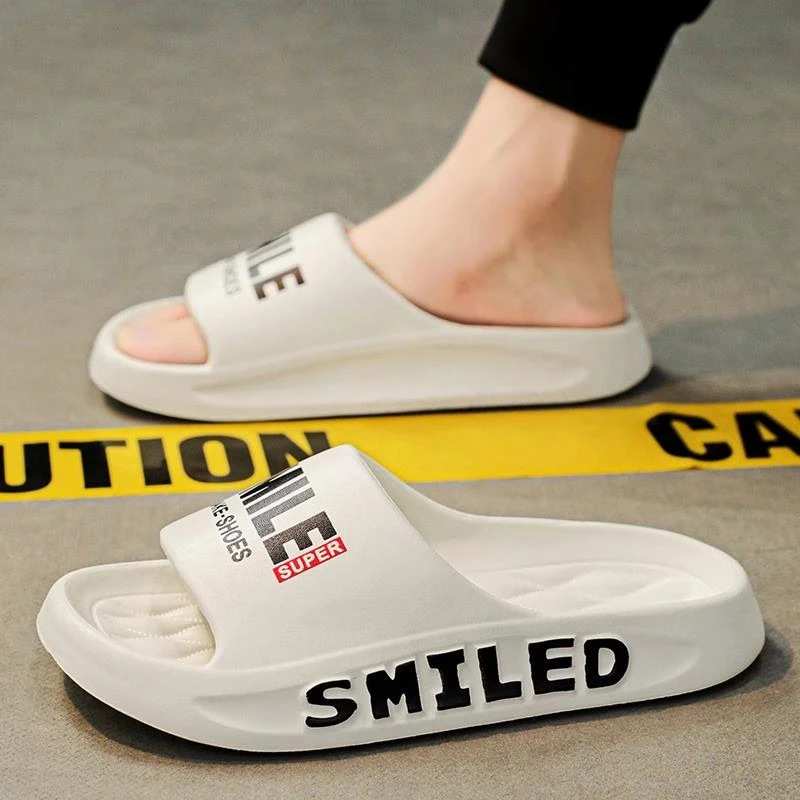 时尚潮拖鞋男2025新款夏季踩屎感外穿运动沙滩凉拖男士家用防滑鞋