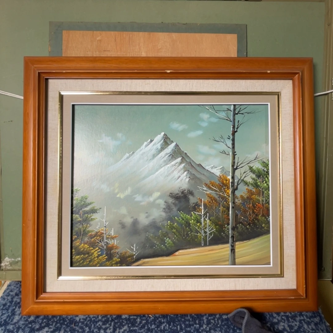 中古框画有瑕疵不退不换