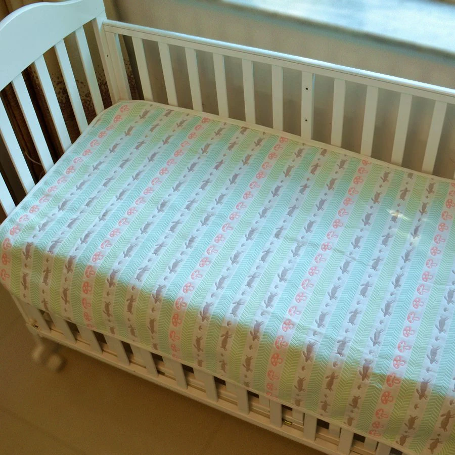 纯棉六层纱布凉席宝宝婴儿床凉席双人床单床盖透气凉爽可以水洗