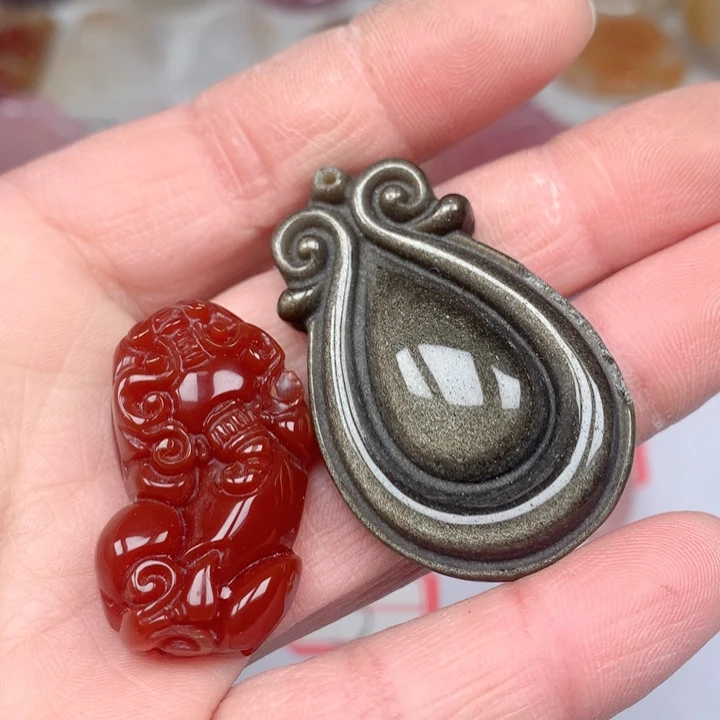 玛瑙/玉髓颈饰未镶嵌奋*