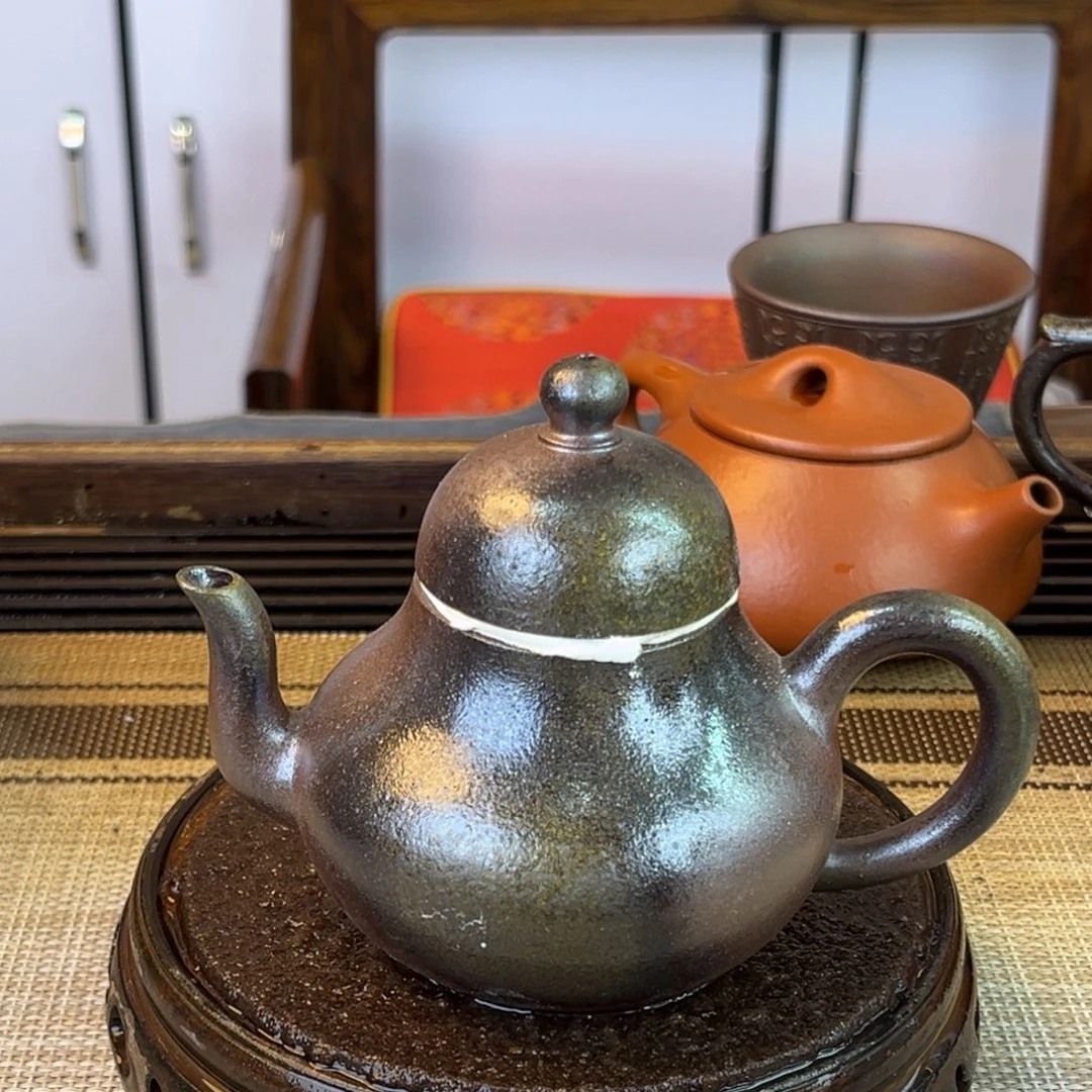 茶壶紫砂底槽清柴烧180