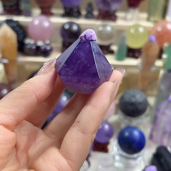 紫晶珠宝半成品未镶嵌1