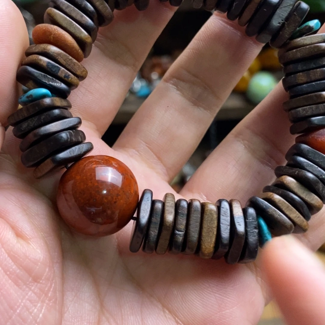 南红玛瑙未镶嵌手链