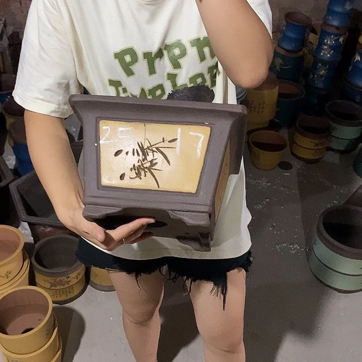 紫砂花盆紫砂花盆