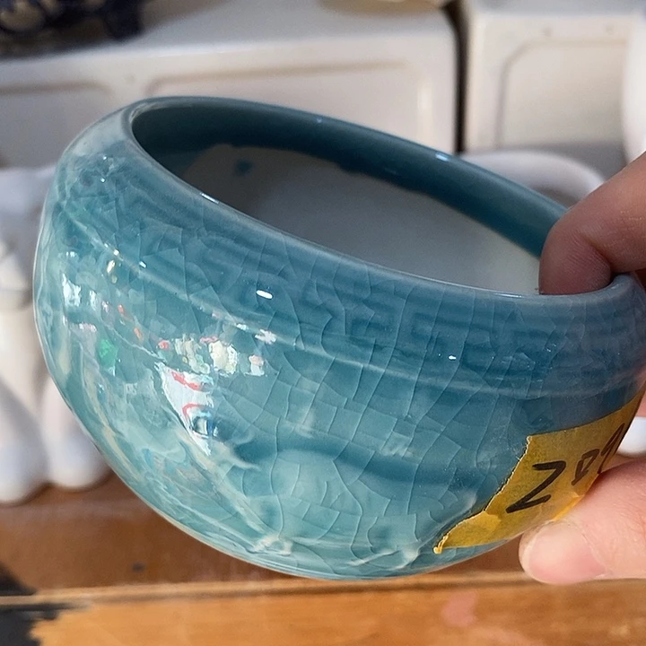 陶摆件凑单满12包邮发 好盆有孔外口 9外高7