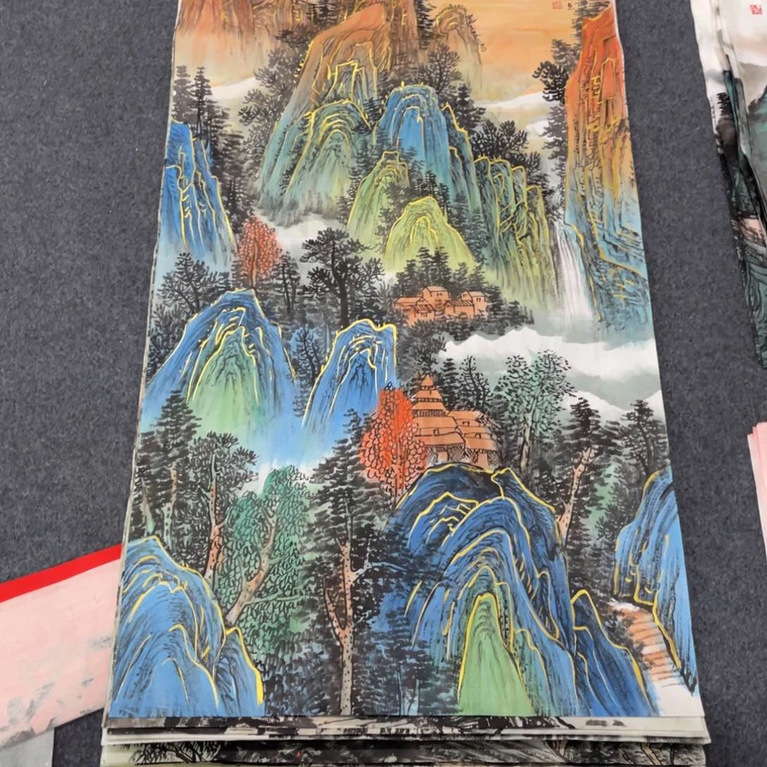 国画处理作品看好再拍哦