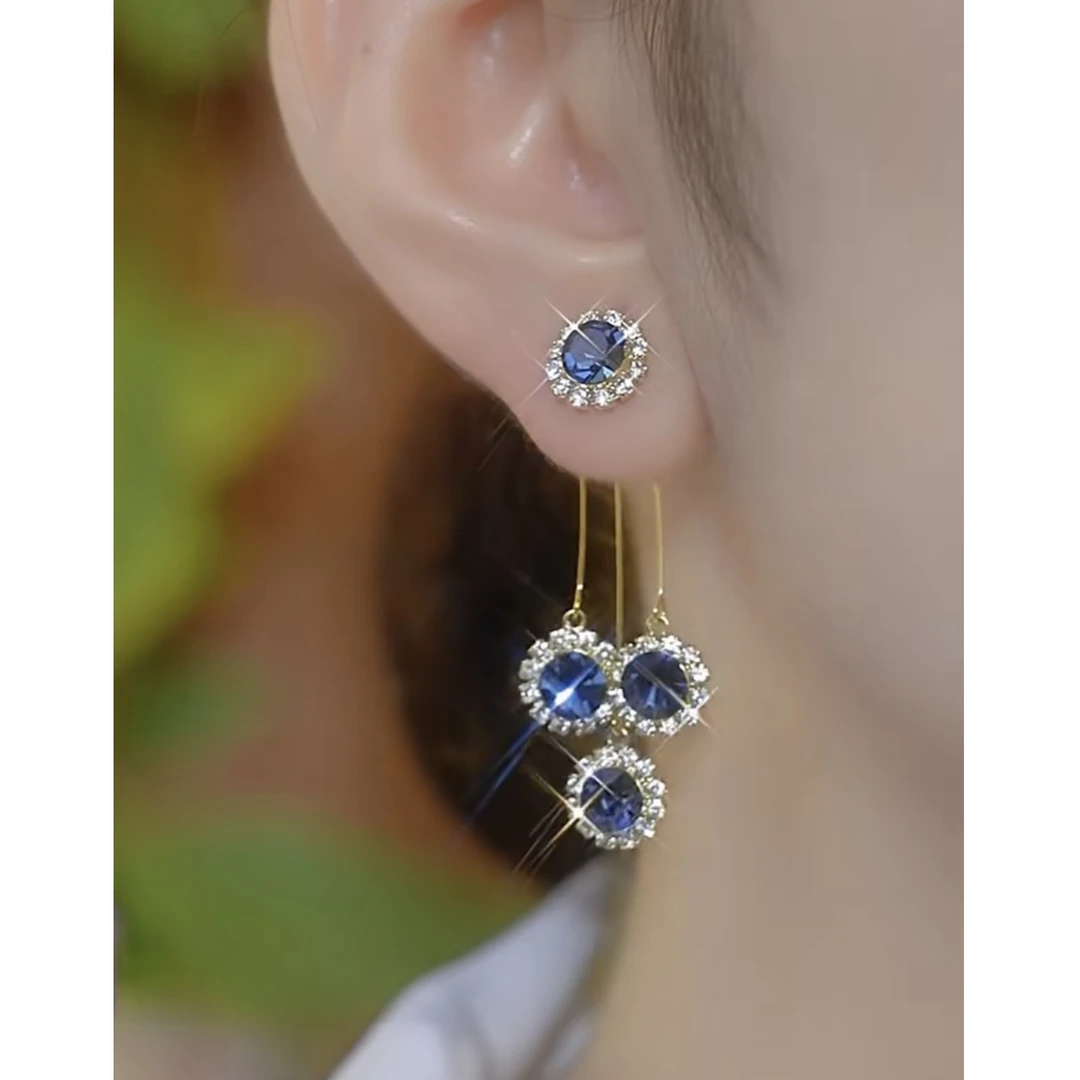 铜合金耳饰 新款轻奢【事事如意】精致时尚气质百搭耳环0411