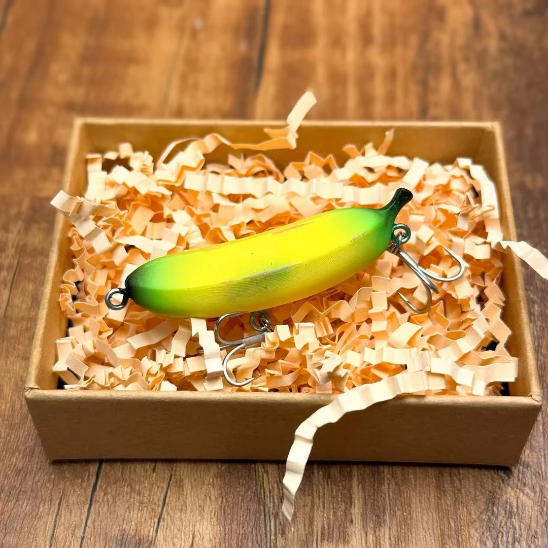 香蕉路亚饵水面系之字狗