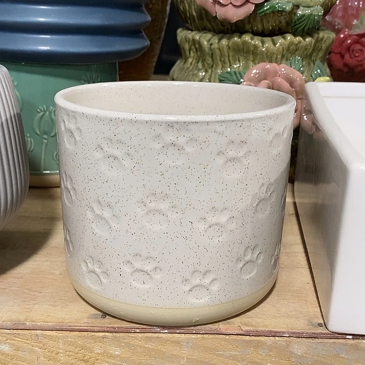 紫砂花盆多肉瑕疵盆有孔。