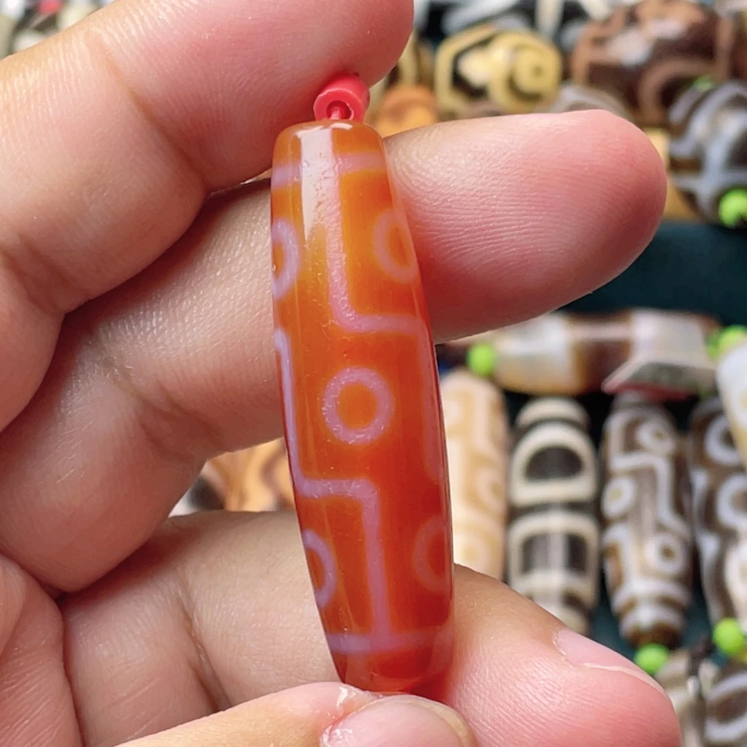 玛瑙/玉髓未镶嵌颈饰聚缘红九