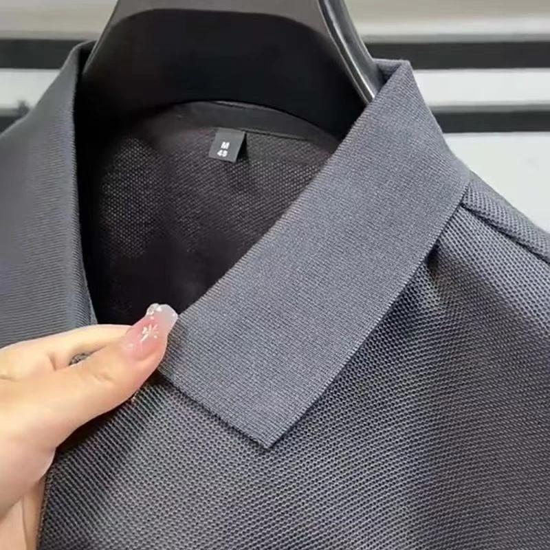 孤品捡漏200-399纯色夏季Polo衫半袖商务休闲免烫男士