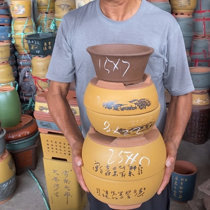 紫砂花盆紫砂花盆