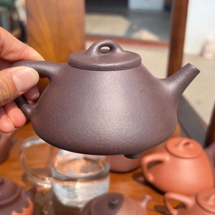 紫砂茶壶天青子冶200c c