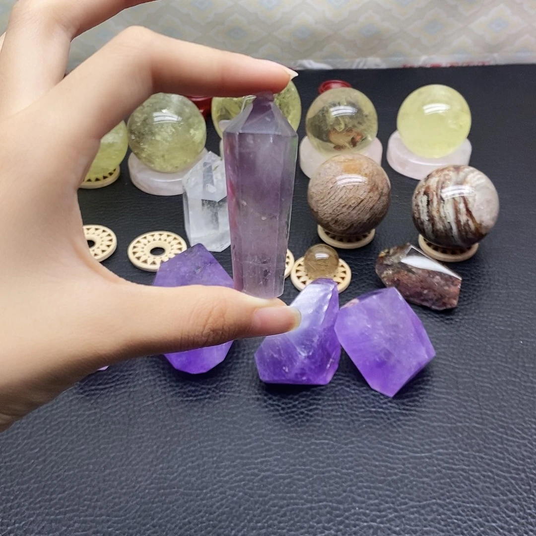 未镶嵌水晶珠宝半成品33水晶石