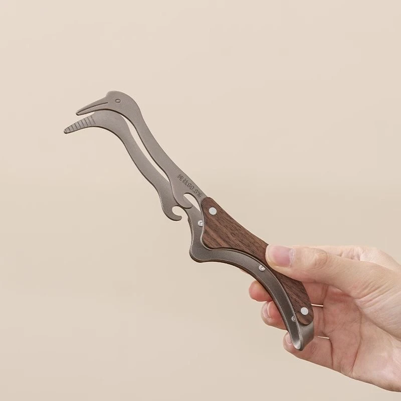 纯钛茶叶茶杯夹子镊子茶钳子喝茶器具泡茶专用新款茶道茶具配件