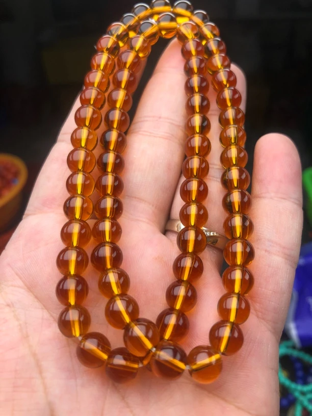 610黄水晶手串8mm三圈