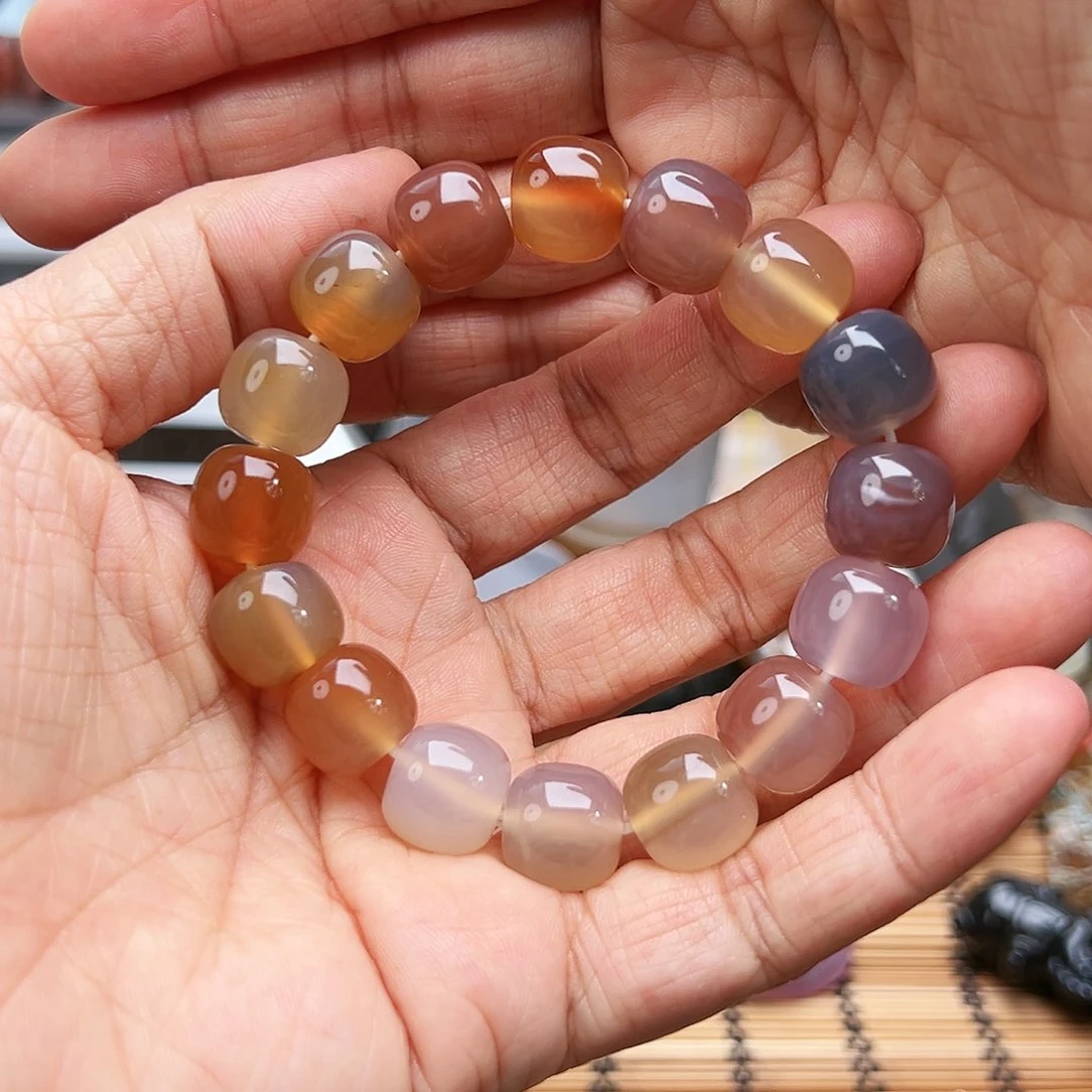 未镶嵌玛瑙/玉髓珠宝半成品