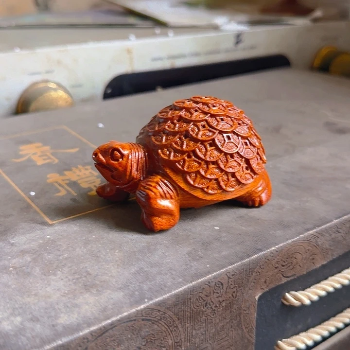 木花梨木8金钱龟一只