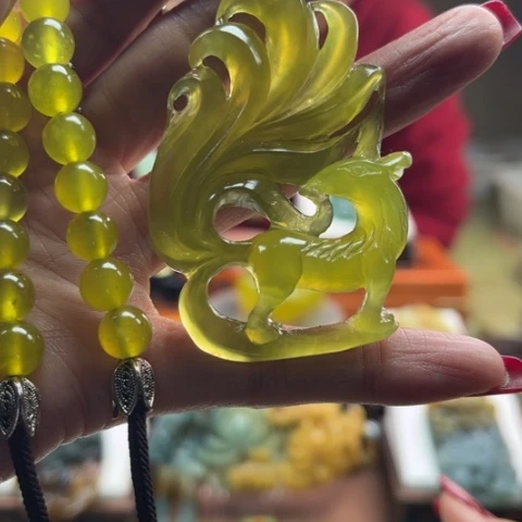 岫玉挂件未镶嵌挂件