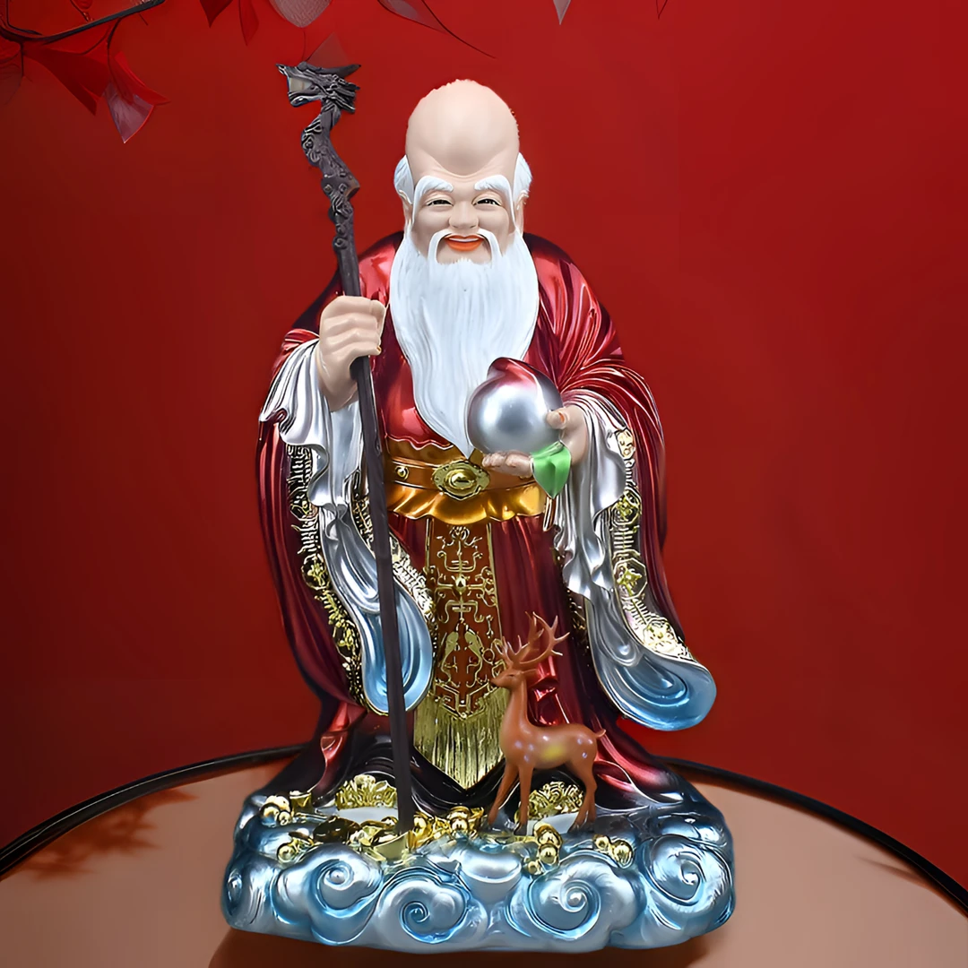 新款树脂寿星公南极三星工艺品创意家居摆件大气寿星神像家用包邮