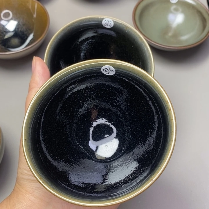 茶盏春****记建窑建盏柴烧主人杯微瑕