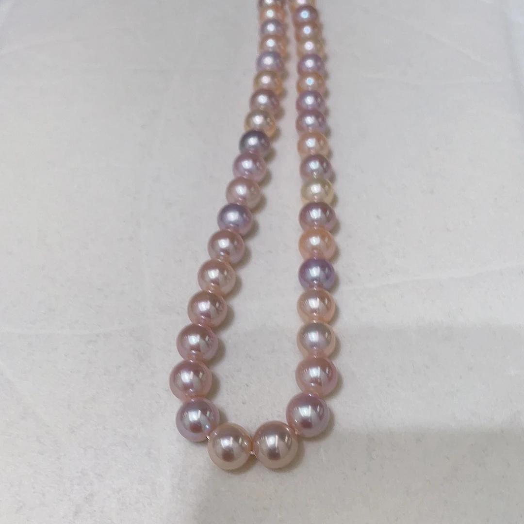 颈饰银S925镶嵌淡水珍珠