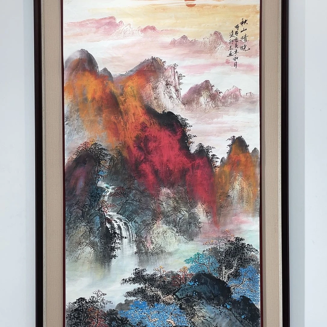 国画凌行志老师手绘国画作品