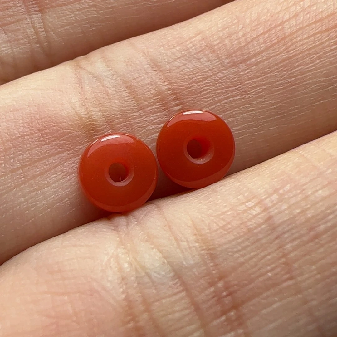 未镶嵌隔片南红玛瑙