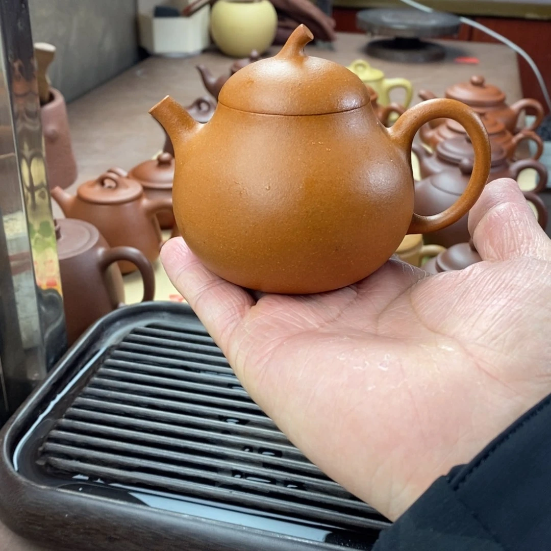 紫砂茶壶用****9紫砂壶茄瓜