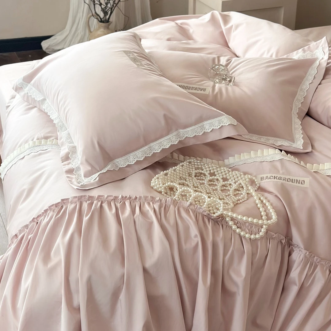 POCKET PIG/布袋猪高档【洛可可】纯棉全棉套件轻奢四件套