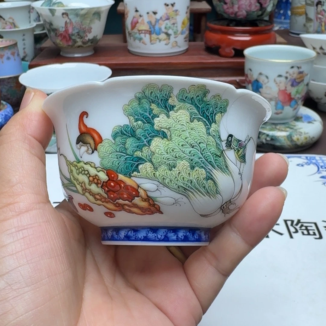 景德镇手工手绘展示