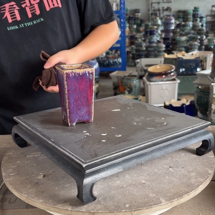 。一风堂石湾花盆 气孔 内4*9