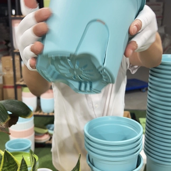 微瑕圆控根口18高18蓝色无托6个