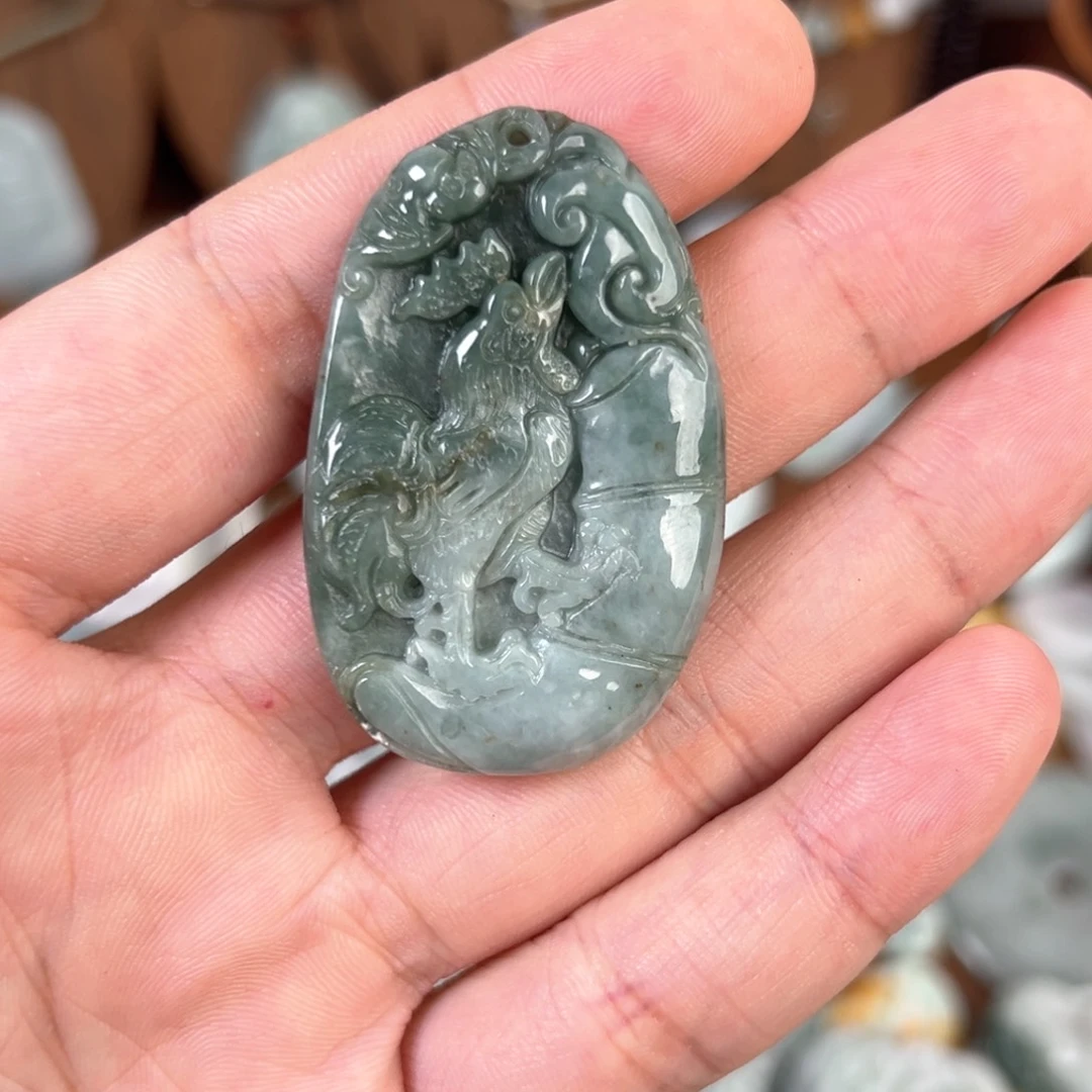 翡翠未镶嵌颈饰多样性发其一天然A货翡翠0022
