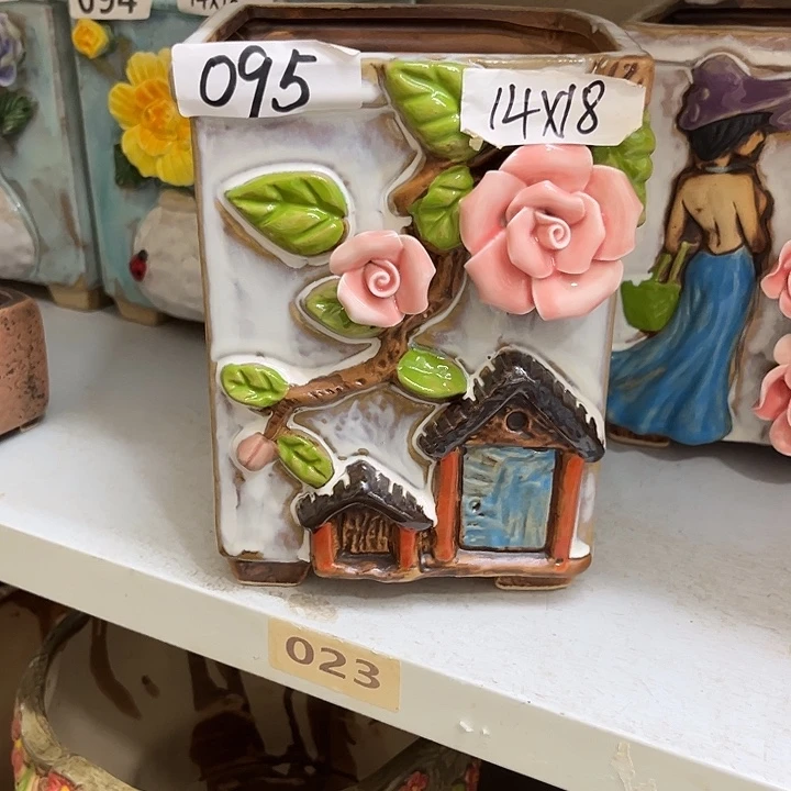 粗陶材质多肉花盆