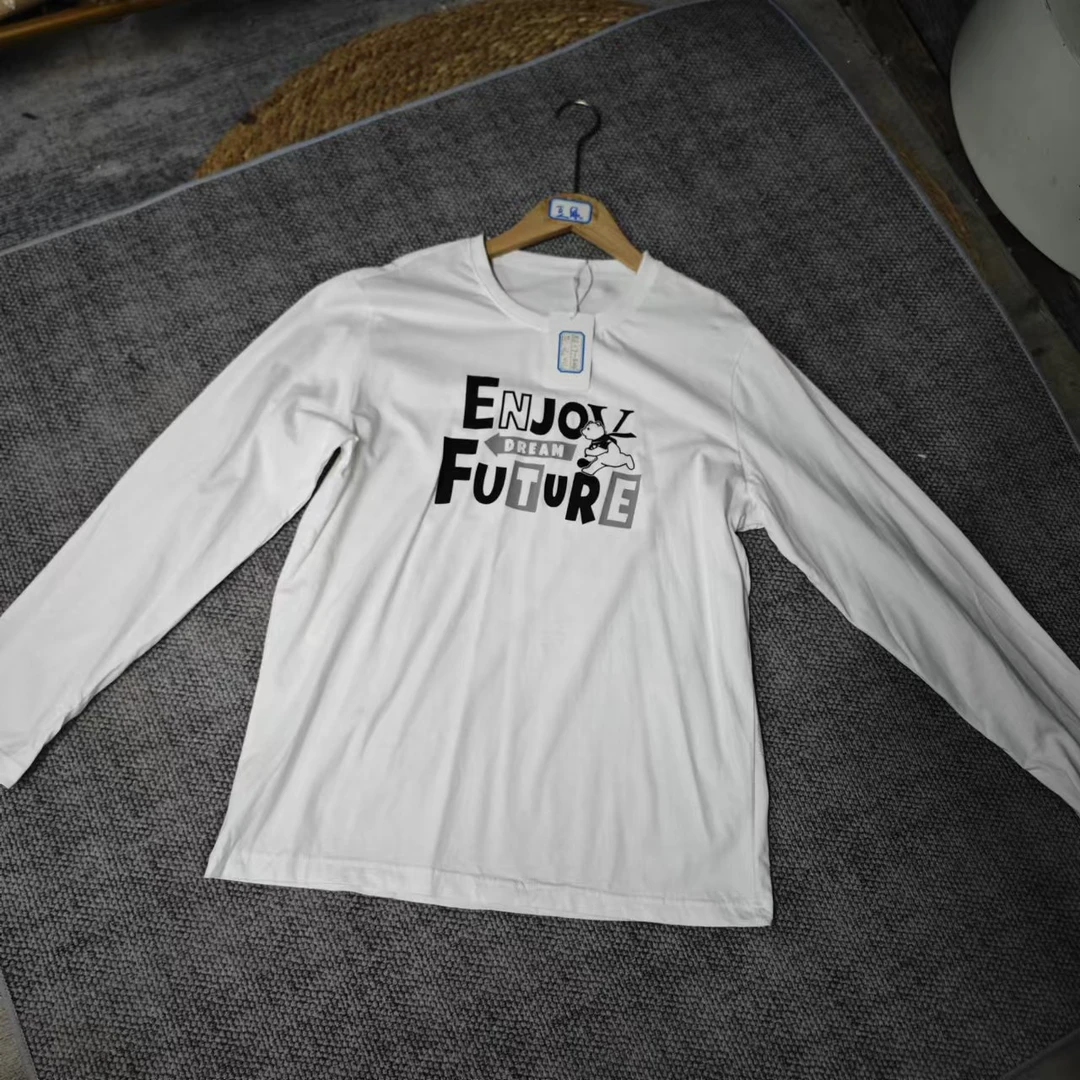 唯琳剪标 8仓B6-7-3106款 白色圆领长袖T