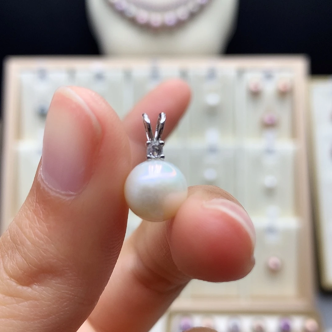 吊坠(赠链)淡水珍珠合金