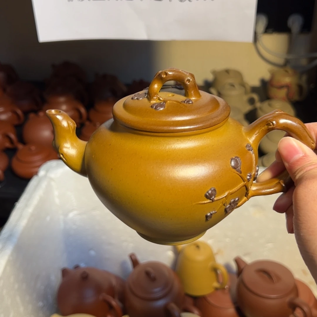 茶壶紫砂宜兴紫砂壶柴烧400