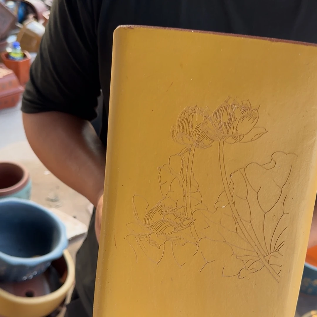 紫砂花盆口径14.22口径