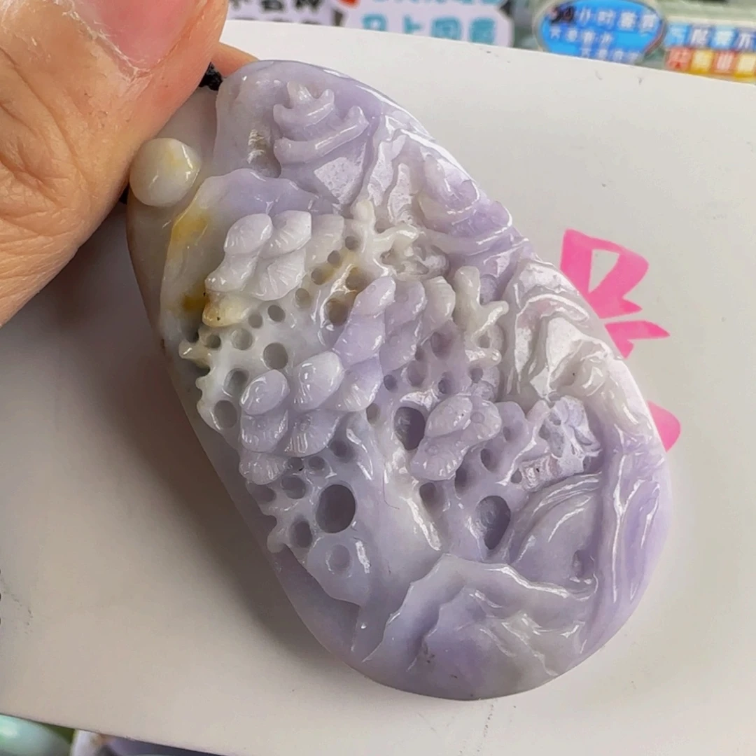 颈饰未镶嵌翡翠林*伊老坑