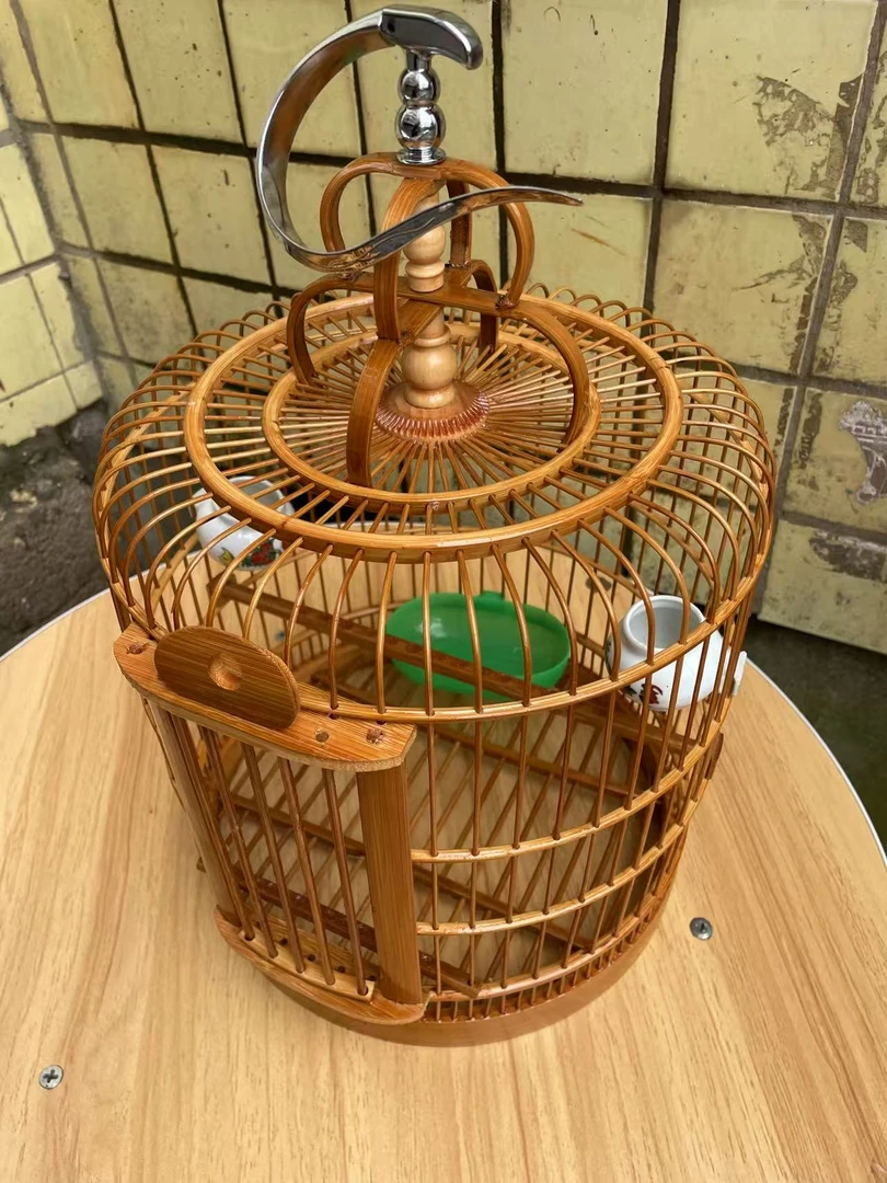 黄豆鸟秀麻雀专用小圆笼26公分高度29鹦鹉鸟笼广笼小鸟画眉