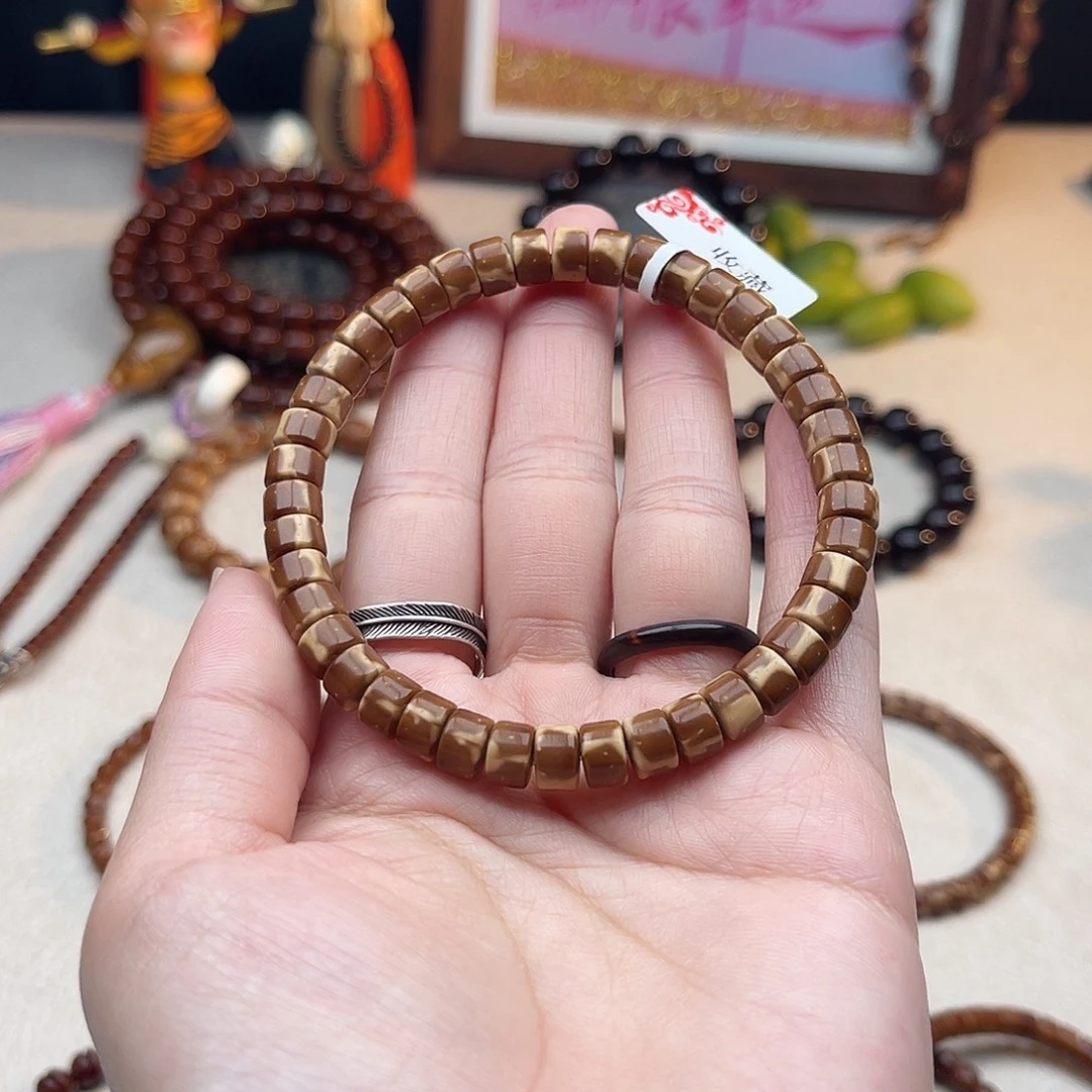 紫金鼠手串75鼠尖纯肉花皮药片