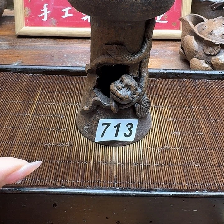 纯手工制作粗陶茶具