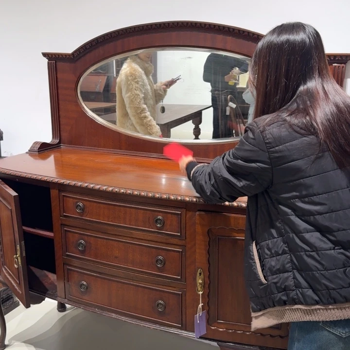 我***哥大理石木（非红木类）餐边柜到付