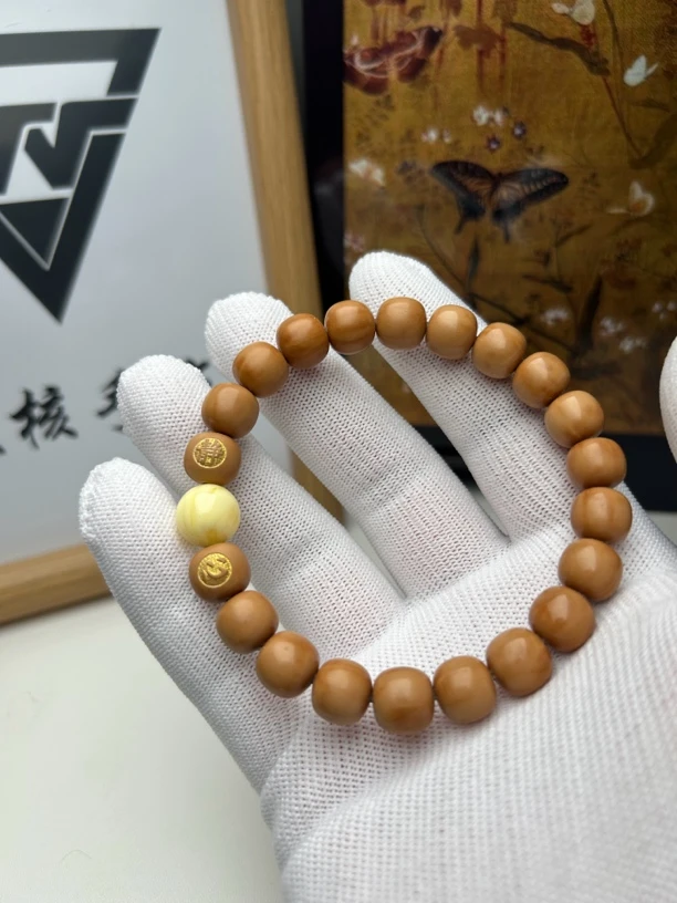 （文核手作）新手款老型双刻字静心小馒头猴头手串洛宁产地工厂猴头