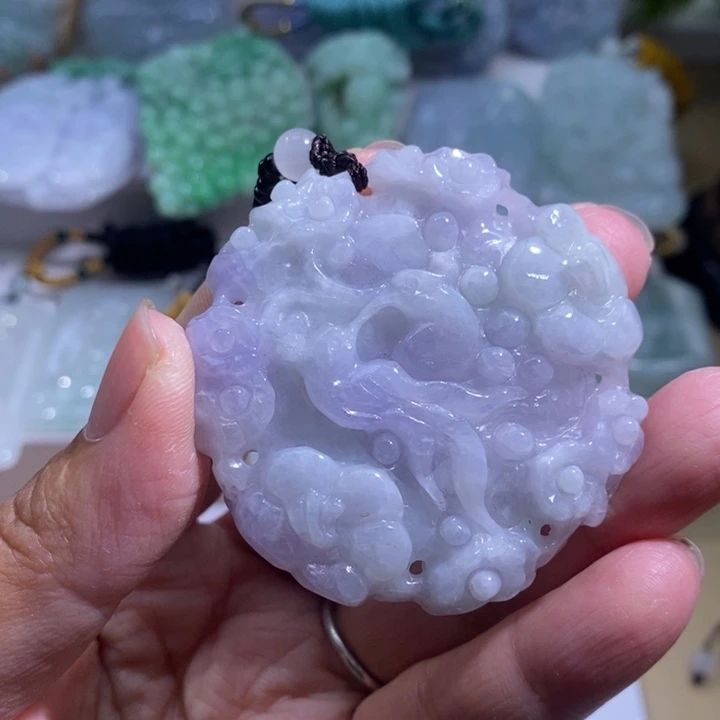 【闪购商品】颈饰未镶嵌翡翠喜上眉梢
