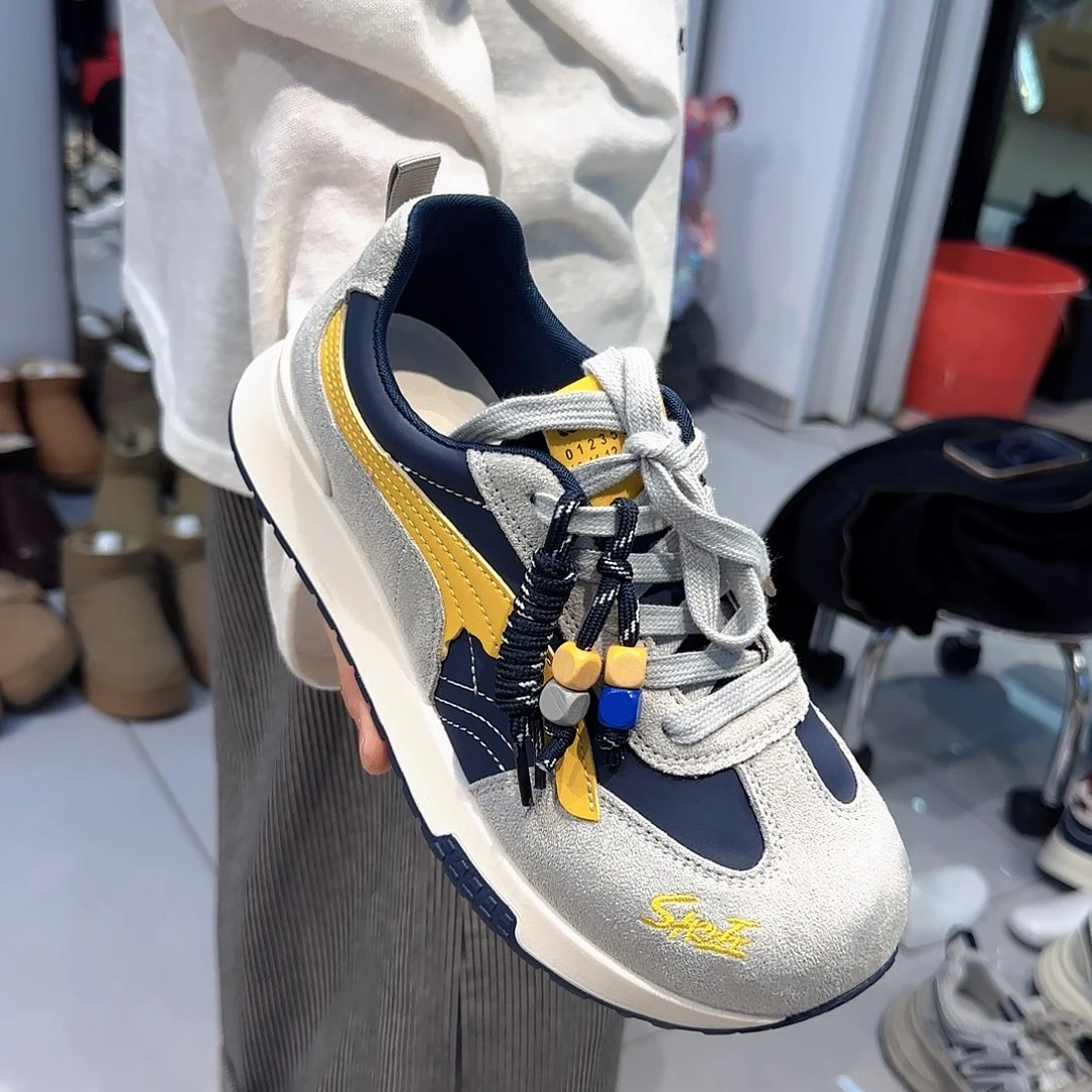 板鞋阿甘鞋505蓝色37码