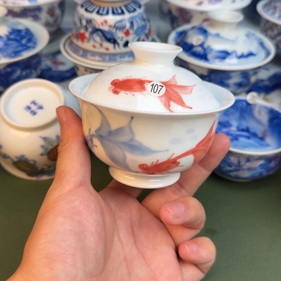 彦祖纯手工手绘茶具107