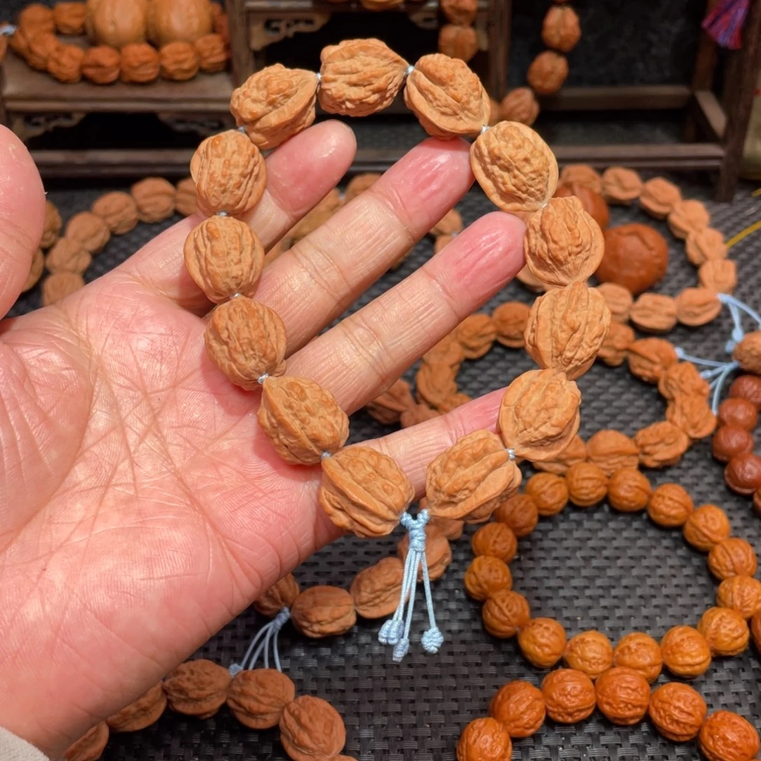 文玩核桃手串原生态 嵩山老树蛤蟆头